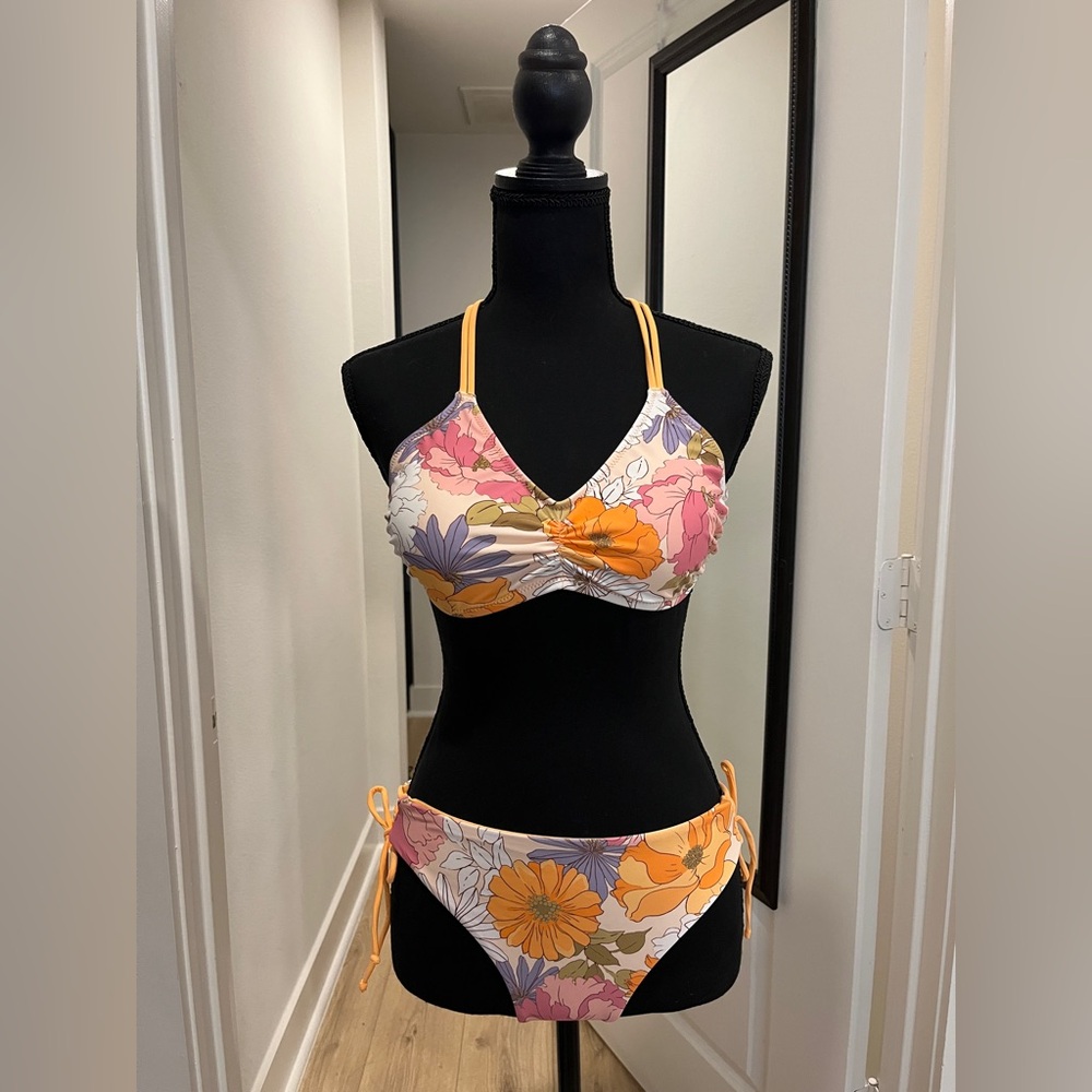 Floral Print Women's Bikini Set